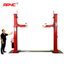 AA4C  Automatic unlock  electrical release floor plate 2 post car lift  auto hoist  hydraulic lift  4.0T